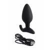 Анальная втулка Lovense Hush (L), силикон, черный, 12,1 см Lovense