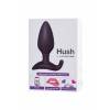 Анальная втулка Lovense Hush (L), силикон, черный, 12,1 см Lovense