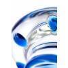 Двусторонний фаллоимитатор Sexus Glass, стекло, прозрачный, 22,5 см Прозрачно-синий Sexus Glass