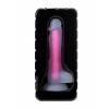Фаллоимитатор, светящийся в темноте, Beyond by Toyfa James Glow, силикон, прозрачно-розовый, 13 см Прозрачно-розовый Beyond by Toyfa
