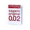 Презервативы Sagami Original 0.02 УЛЬТРАТОНКИЕ,гладкие №3 Прозрачный Sagami