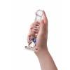 Нереалистичный фаллоимитатор Sexus Glass, Стекло, Прозрачный, см Прозрачный Sexus Glass