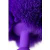 Анальная пробка с хвостом ToDo by Toyfa Sweet bunny, силикон, фиолетовая, 13 см, Ø 2,8 см, 42 г Фиолетовый ToDo by Toyfa