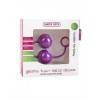 Вагинальные шарики Geisha Twin Balls Deluxe фиолетовые Shots Toys