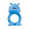 Вибронасадка Beasty Toys Happy Hippo голубая S-Line