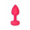 Большая дизайнерская анальная пробка с вибрацией Fun Toys Gplug розовая Розовый Fun Toys