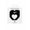 Украшение на соски Nipple Stickers в форме сердец черное OUCH