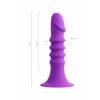 Анальный фаллоимитатор A-Toys Drilly, силиконовый, фиолетовый, 14 см A-toys by TOYFA
