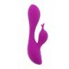 Вибратор с клиторальным стимулятором в форме утки, силикон фиолетовый JOJO Duck Фиолетовый JOJO