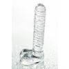 Нереалистичный фаллоимитатор Sexus Glass, стекло, прозрачный, 21 см Прозрачный Sexus Glass