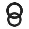 Два эрекционных кольца Infinity M and L Black SH-MJU016BLK Черный Shotsmedia
