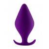 Анальная пробка Butt Plug with Handle Large Purple SH-SHT378PUR Shotsmedia