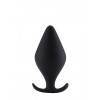 Анальная пробка Butt Plug with Handle Small Black SH-SHT376BLK Shotsmedia