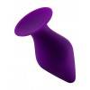 Анальная пробка Butt Plug with Suction Cup Large Purple SH-SHT381PUR Пурпурный Shotsmedia