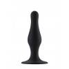 Анальная пробка Butt Plug with Suction Cup Medium Black SH-SHT386BLK Черный Shotsmedia