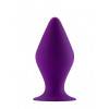 Анальная пробка Butt Plug with Suction Cup Medium Purple SH-SHT380PUR Пурпурный Shotsmedia