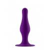 Анальная пробка Butt Plug with Suction Cup Medium Purple SH-SHT386PUR Пурпурный Shotsmedia