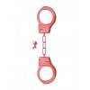 Металлические наручники SHOTS TOYS Red SH-SHT347RED Shotsmedia
