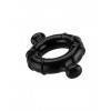 Эрекционное кольцо Gummy Ring Large Black SH-SHT374BLK Черный Shotsmedia