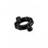 Эрекционное кольцо Gummy Ring Medium Black SH-SHT373BLK Черный Shotsmedia