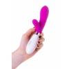 Вибратор с клиторальным стимулятором TOYFA A-Toys Mady , Силикон, Розовый, 20,4 см Розово-белый A-toys by TOYFA