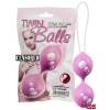 Вагинальные шарики Twin Balls розовые Розовый ORION