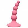 Анальная пробка Ribbed Plug Pink 4108-01Lola Розовый Lola Games First Time