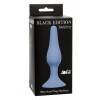 Анальная пробка Slim Anal Plug Medium Blue 4206-02Lola Синий Lola Games Back Door Collection Black Edition