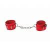 Наручники Leather Cuffs Red SH-OU048RED Красный Shotsmedia