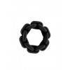 Эрекционное кольцо SONO №6 черное SH-SON006BLK Черный Shotsmedia