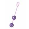 Вагинальные шарики Seven Creations, металлические в силиконе, фиолетовые, Ø3 см. Фиолетовый Seven Creations