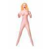 Секс кукла надувная Celine TOYFA Dolls-X с реалистичной головой, блондинка, с тремя отверстиями Dolls-X by TOYFA