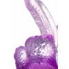 Вибратор с клиторальным стимулятором TOYFA A-Toys High-Tech fantasy, TPE, Фиолетовый, 22,5 см Фиолетовый A-toys by TOYFA