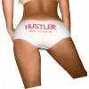Трусы с надписью 'Hustler. Relax..' белые-S Hustler-lingerie