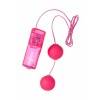 Вагинальные шарики Dream Toysс, TPE+ABS пластик, розовые, 3,6 см. Розовый Dream Toys