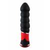 Вибратор TOYFA Black&Red, 10 режимов вибрации, силиконовый, черный, 11,4 см Черно-красный TOYFA Black&Red