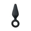 Анальный Стимулятор Easytoys Black Buttplugs With Pull Ring Small ET214BLK EDC Collections