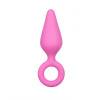 Анальный Стимулятор Easytoys Pink Buttplug With Pull Ring Large ET216PNK EDC Collections