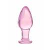 Анальная втулка Sexus Glass, стекло, фиолетовая, 10 см, Ø 4 см Фиолетовый Sexus Glass