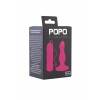 Анальная втулка TOYFA POPO Pleasure, 5 режимов вибрации, TPR, розовая, 10,5 см Розовый POPO Pleasure by TOYFA