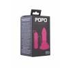 Анальная втулка TOYFA POPO Pleasure, 5 режимов вибрации, TPR, розовая, 13 см Розовый POPO Pleasure by TOYFA