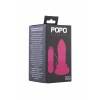 Анальная втулка TOYFA POPO Pleasure, 5 режимов вибрации, TPR, розовая, 11,9 см Розовый POPO Pleasure by TOYFA
