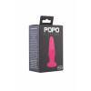 Анальная втулка TOYFA POPO Pleasure, силиконовая, розовая, 12,4 см Розовый POPO Pleasure by TOYFA