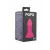 Анальная втулка TOYFA POPO Pleasure, TPR, розовая, 14 см Розовый POPO Pleasure by TOYFA