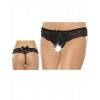 Стринги открытые черные-L/XL Roxana