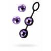 Вагинальные шарики TOYFA A-Toys, ABS пластик, Фиолетовый, 14,6 см Фиолетово-черный A-toys by TOYFA
