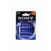 Пальчиковые батарейки типа АА Sony LR6 6 шт