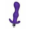 Анальная пробка с вибрацией A-Toys by TOYFA размера L, влагостойкая, силикон, фиолетовая, 14 см, Ø 3 Фиолетово-серебристый A-toys by TOYFA