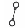 Силиконовые наручники A-Toys by TOYFA, силикон, черные, 33 см Черный A-toys by TOYFA
