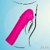 Стимулятор 2 в 1: с пульсацией и вакуум-волновой стимуляцией JOS Oscar, силикон, розовый, 20,5 см Розовый JOS